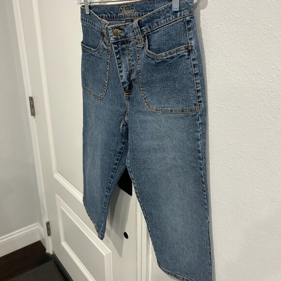 Duplex by Tyte Womens Denim Mid-Rise Casual Bermuda Shorts Sz 10 Relaxed Summer - Picture 3 of 9